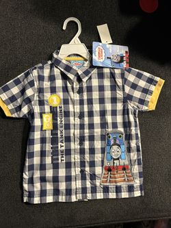 Y2K Thomas & Friends Plaid T-Shirt 