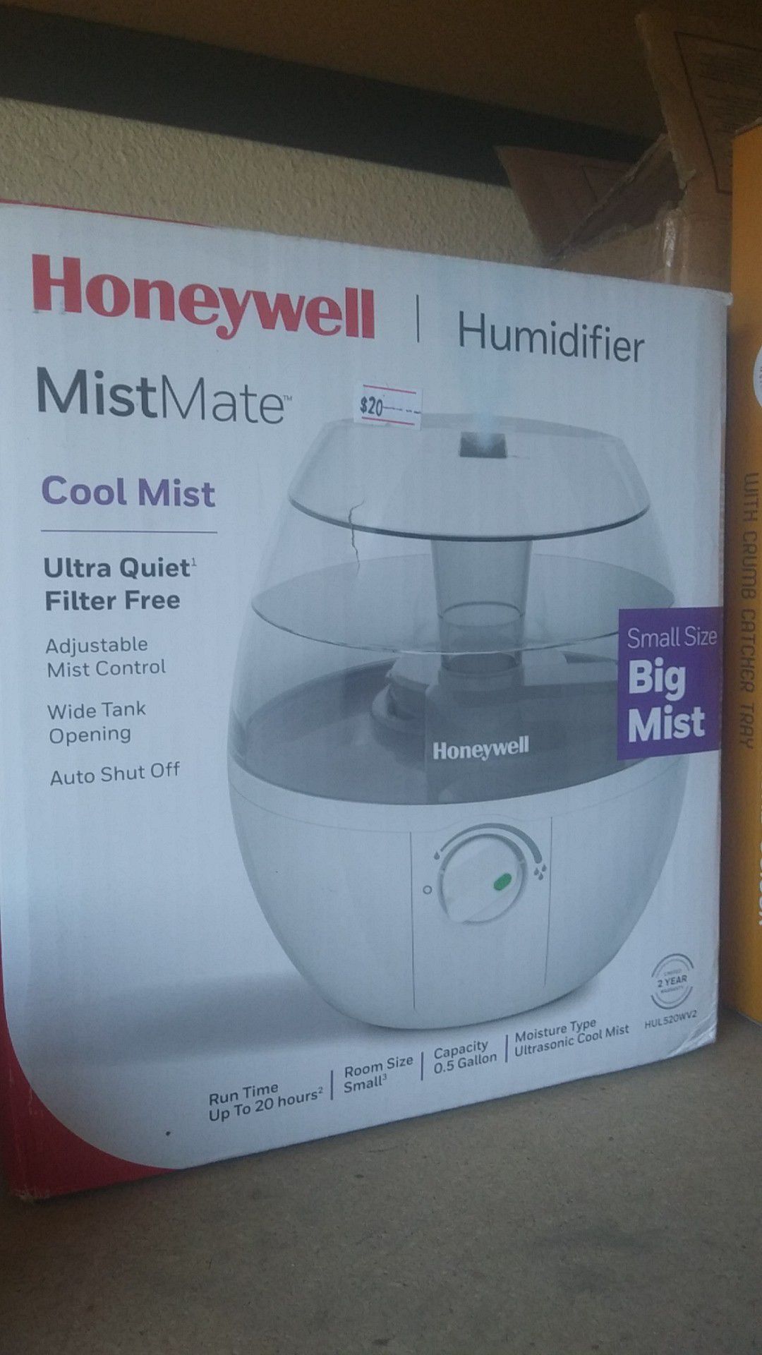 Honeywell humidifier mistmate