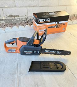 RIDGID 18V Brushless 12in Chainsaw