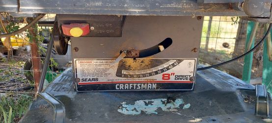 8 Inch Craftman Table Saw