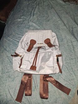 Steven Madden white backpack