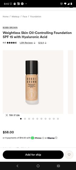 Bobbi Brown Weightless Skin Foundation SPF 15