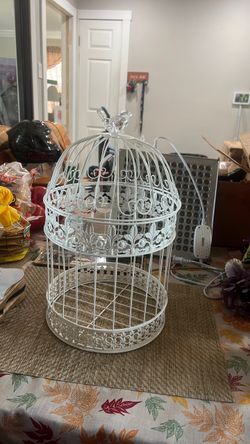 Bird cage wedding decor