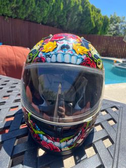 Icon Alliance "Dia De los Muertos" Helmet- Size Small