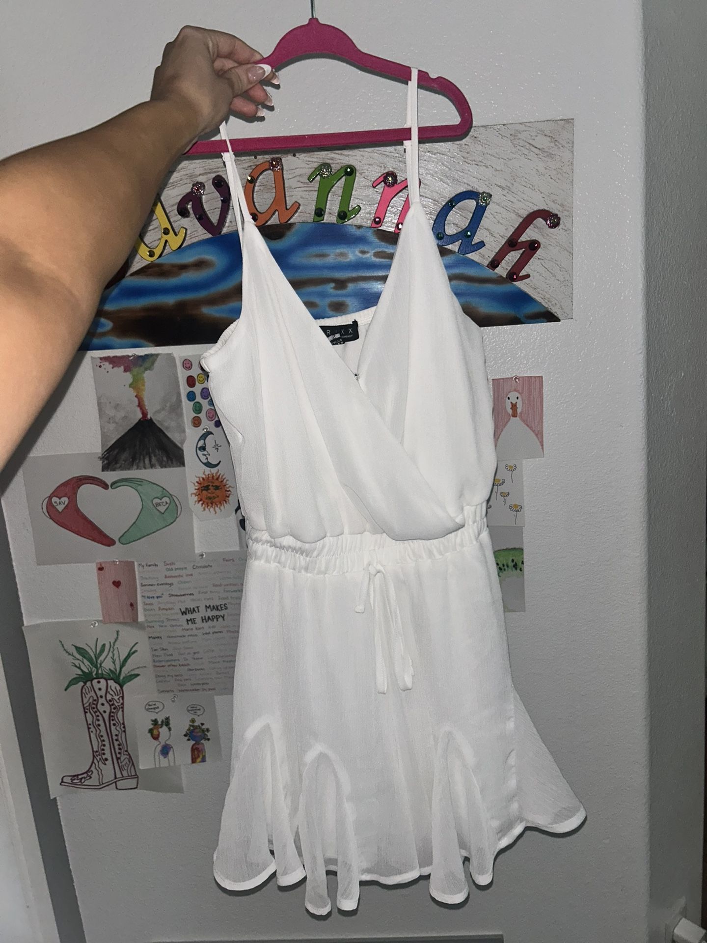 White Romper From Trixxi