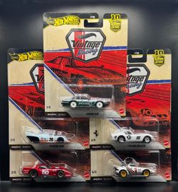 Hot Wheels Premium Car Culture 2026 Vintage Racing Set of 5