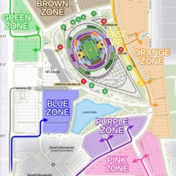 RAMS Tailgating Parking  - Pink ZONE 
