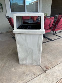 Huge outdoor trash can
