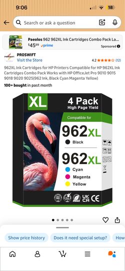 962xl ink cartridge set