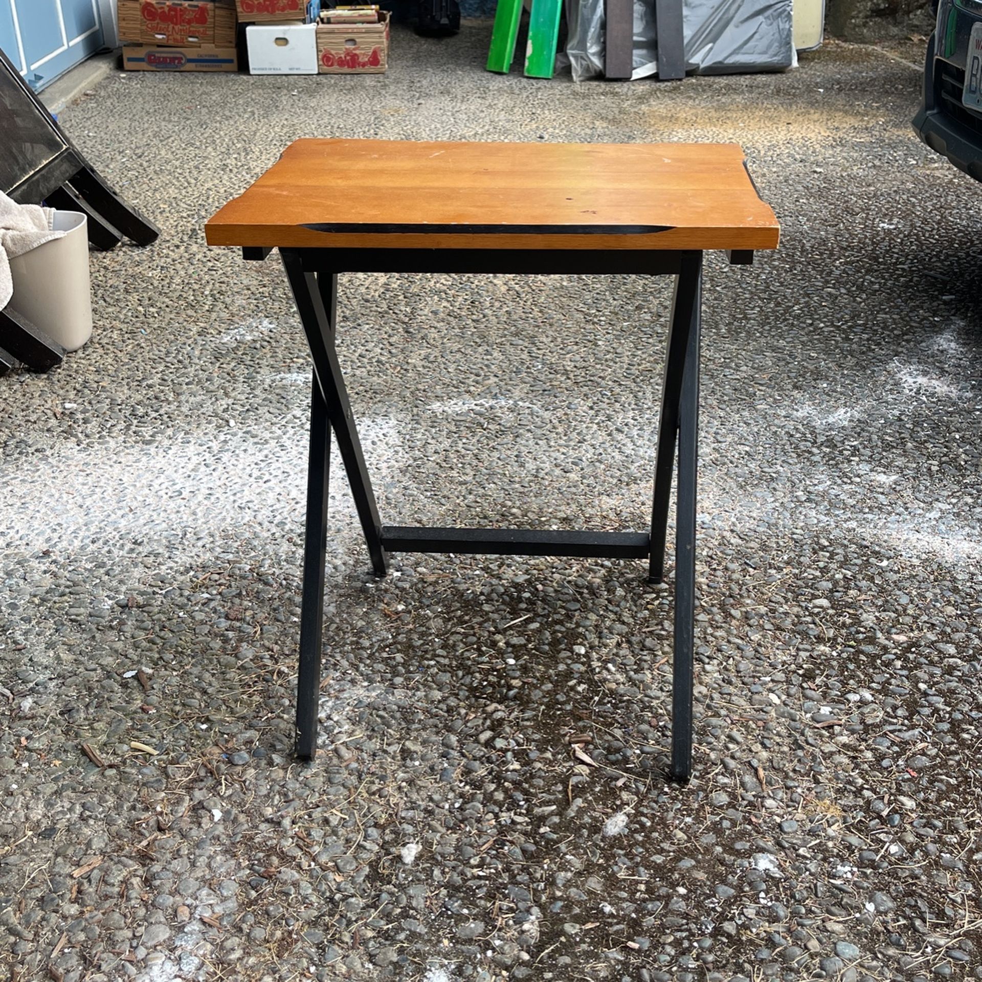 Small Wood Folding Desk/Table