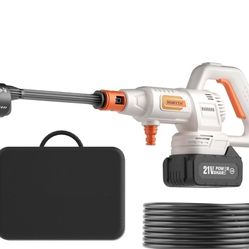 Cordless Pressure Washer Battery Powered; 1200PSI Cordless Power Washer with Brushless Motor 4.0Ah Battery 6-in-1 Nozzle 3 Power Level
