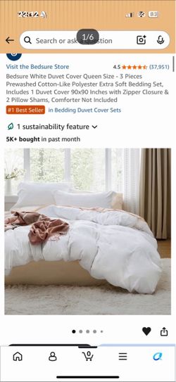 Queen duvet cover and two shams *ONLY