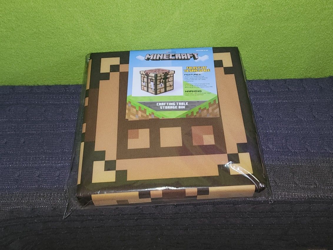 Minecraft Storage Toy Bin - Brand New