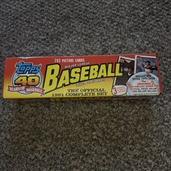 Tops 40 Years Of Baseball Official 1991 Complete Set