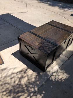 Wooden chest
