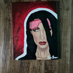 On Of A Kind Hand Made Aaliyah Painting