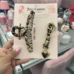 Juicy couture Hair Clip & Bag Charm
