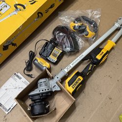 DEWALT 20V MAX 14 in. Brushless Cordless Battery Powered Foldable String Trimmer Kit with (1) 5 Ah Battery & Charger  