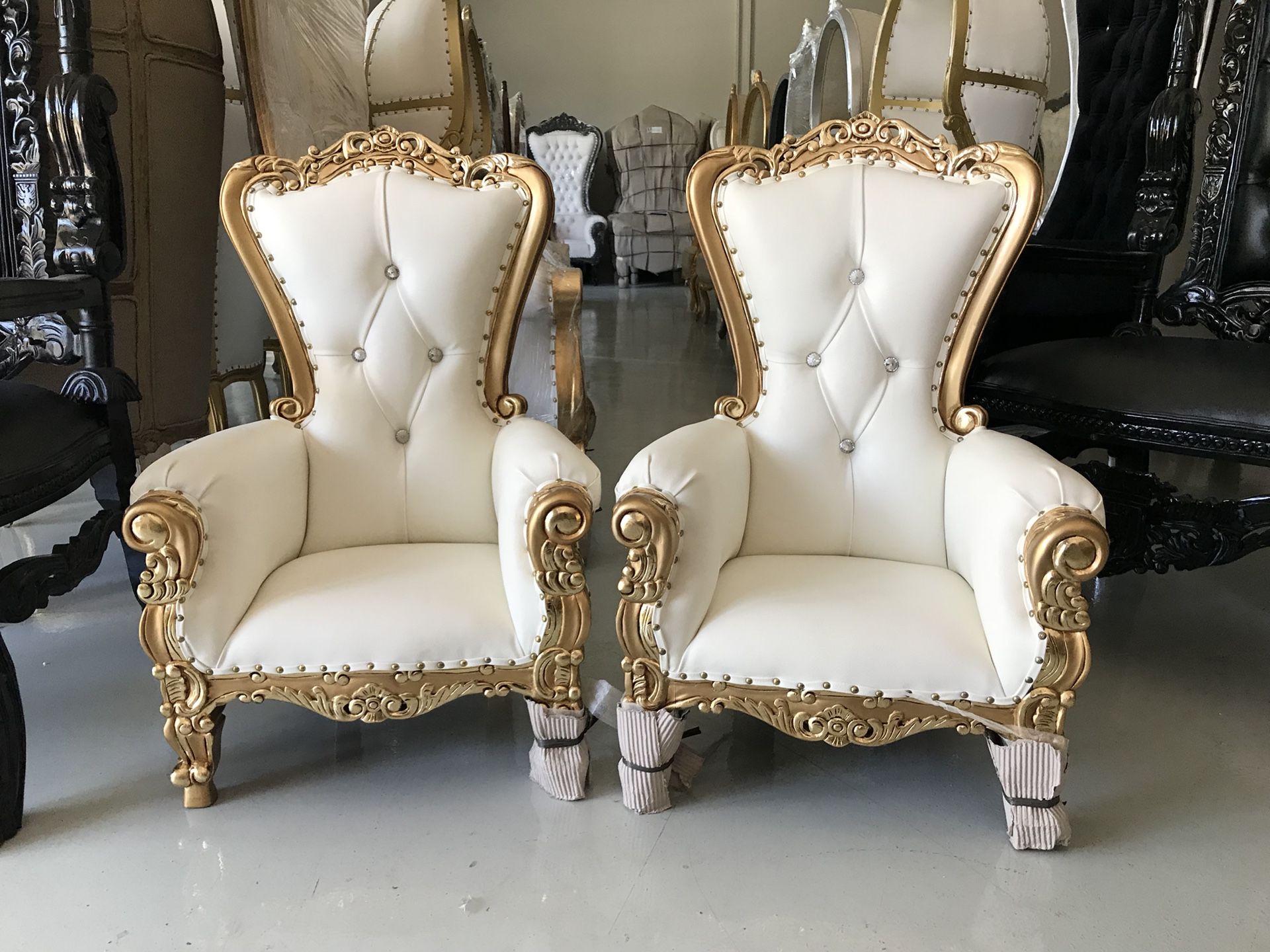 Free nationwide delivery | kids throne chairs king queen princess royal baroque wedding event party photography event party photography hotel lounge
