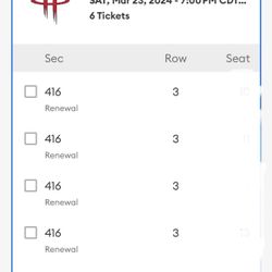  Houston Rocket VS  Utah Jazz, Saturday, March 23.2024
