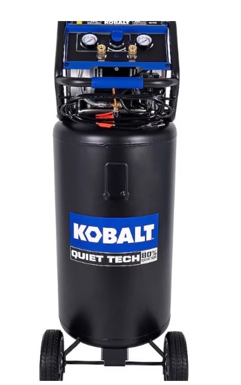 Kobalt QUIET TECH 26-Gallon Portable Electric 150 PSI Vertical Air Compressor
