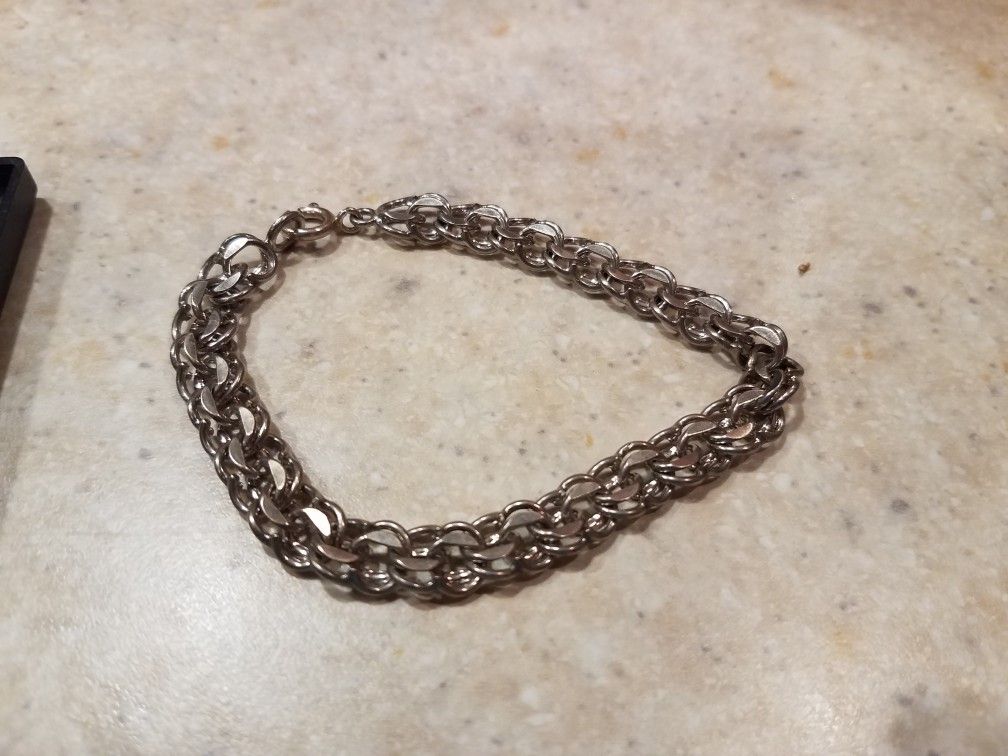 heavy sterling silver bracelet