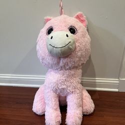 Pink Unicorn Plush Toy