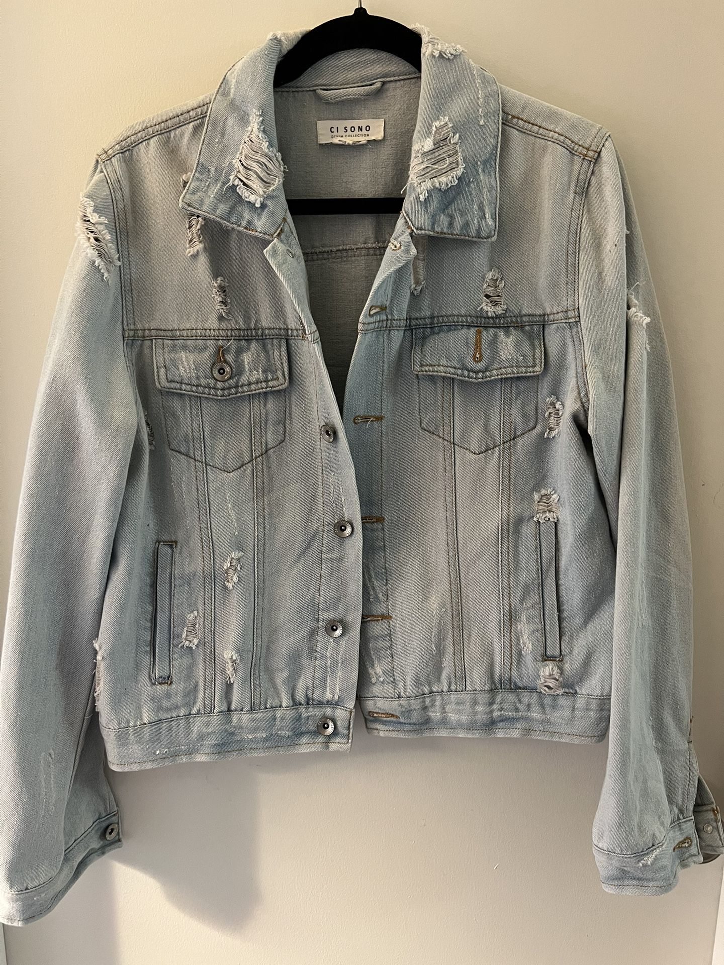 Denim Jacket Size XL, $5