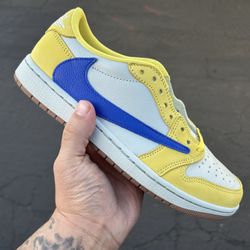 Travis Jordan 1 Low Canary 