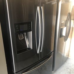 Samsung French Door Refrigerator Black Still 