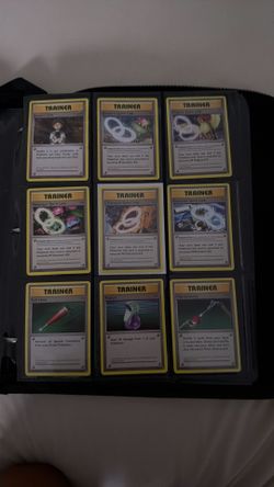 Energy and trainer Pokémon  cards!