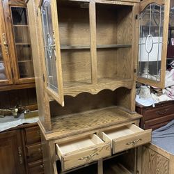 China Cabinet Hutch 