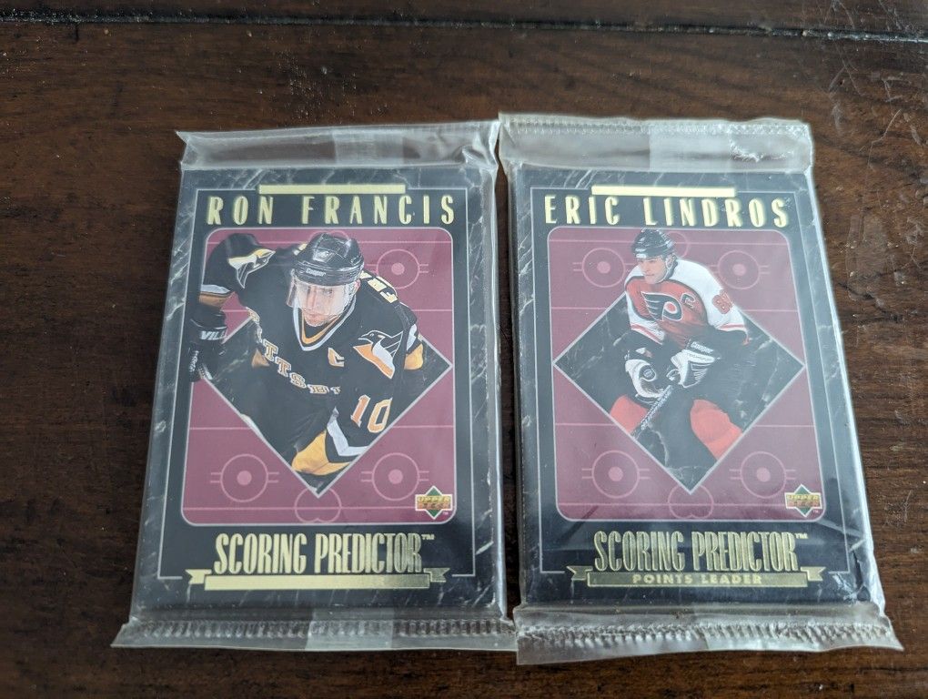 Upper Deck 1996 NHL SCORING PREDICTOR Sealed Packs lot of 2