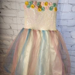 Unicorn Birthday Girl Dress