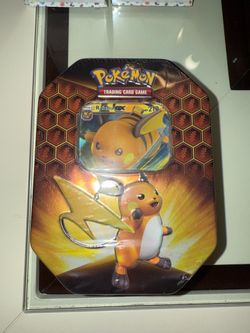 🔥 Pokemon Hidden Fates Tin “Raichu” 🔥