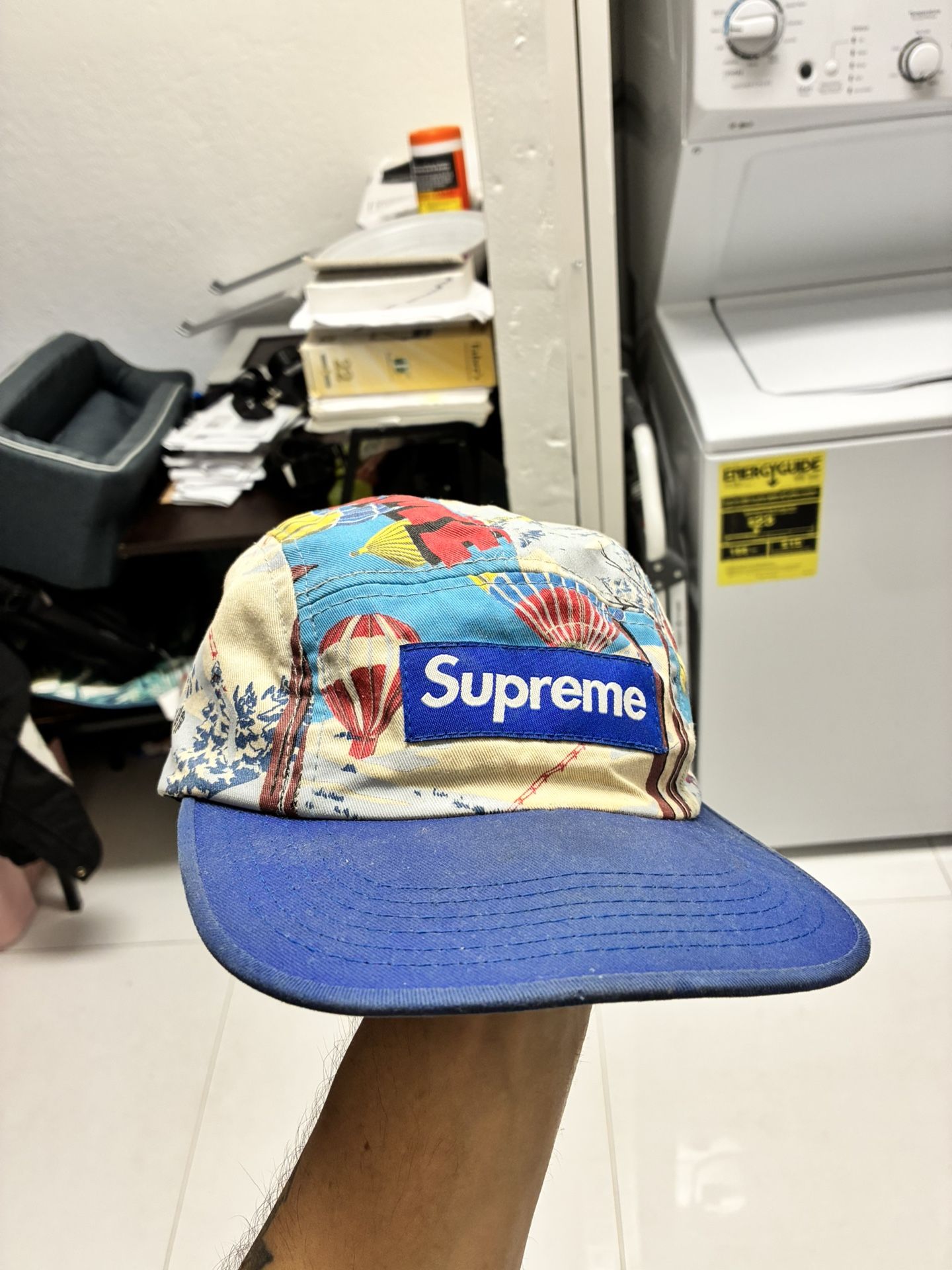 Supreme Balloon Lodge Camp Cap Blue FW2008 Authentic VERY RARE