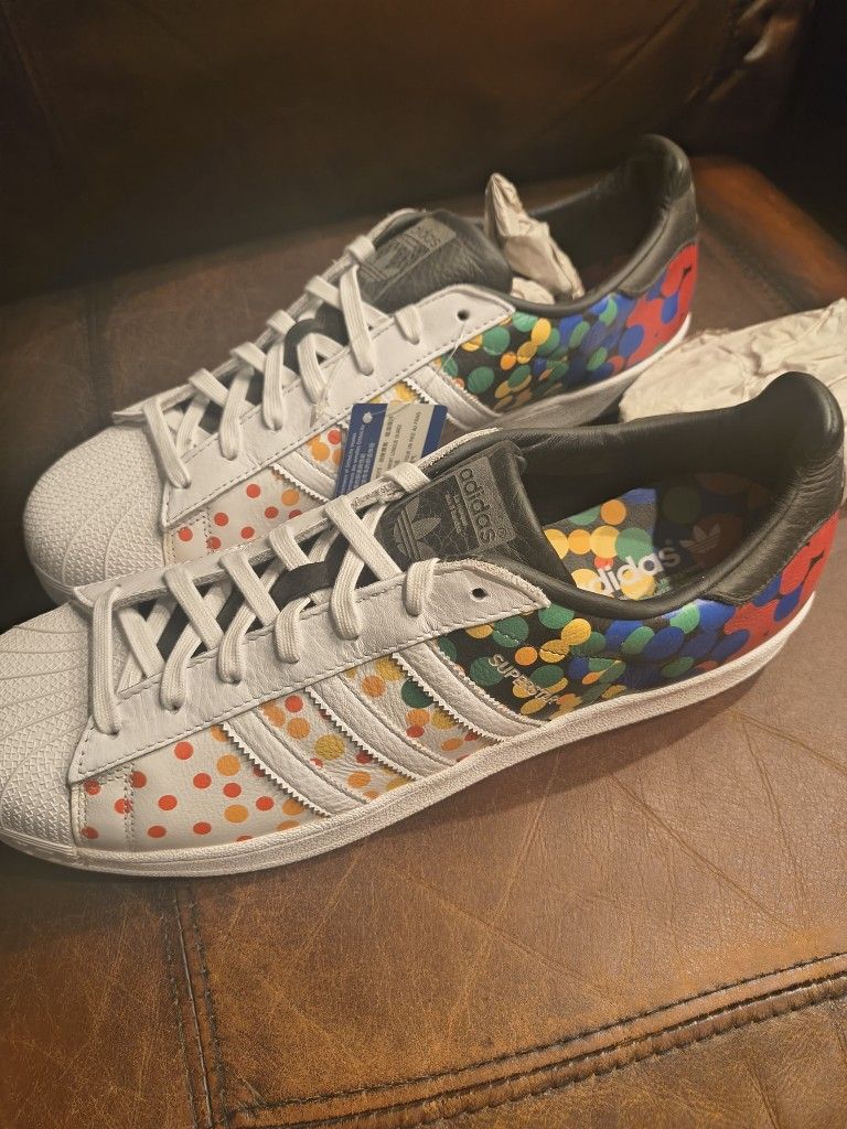 Men's Size 14 Pride Sneakers Adidas 