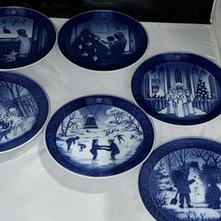 Royal Copenhagen, Denmark Christmas platesg