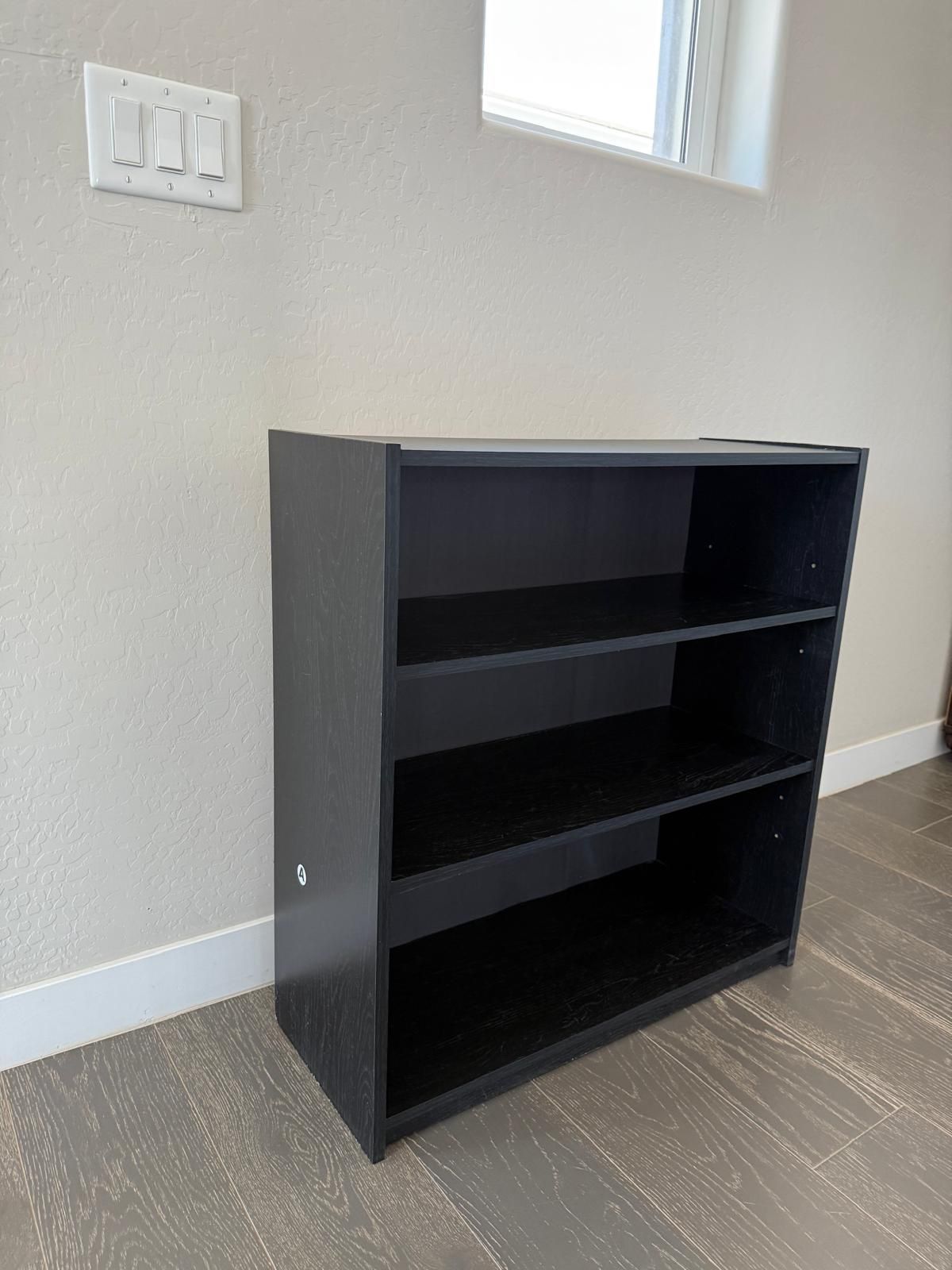 Quick move out sale - 3 shelf adjustable bookcase/cabinet