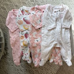 Four, 3 Month Pajamas 