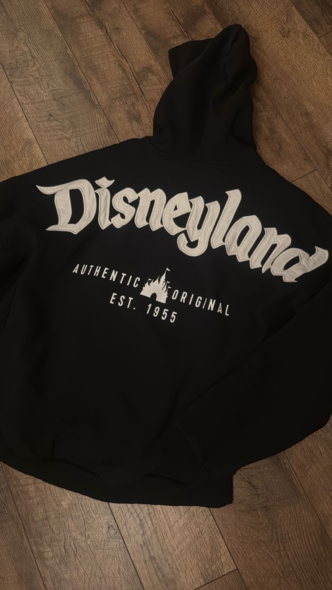 Disneyland Black Hoodie Jacket