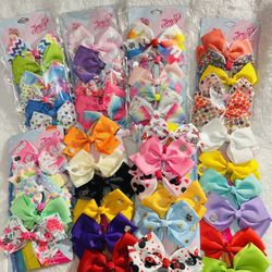 S JOJO Bows Tray With 6 Clips $10 Each 