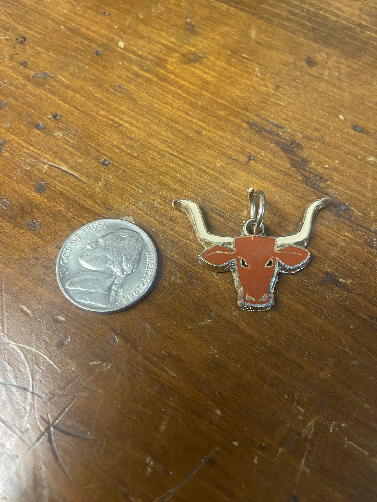 Texas Longhorns Necklace Pendant