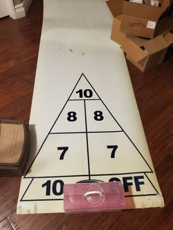 Halex Portable Roll Up Shuffleboard Game