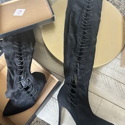 Thigh High Black Boots Women’s Size 9