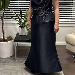 Terani Couture Of The Shoulder, Long Dress