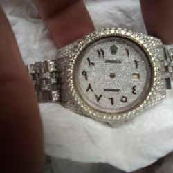 Diamond Rolex Watch, Day Just 