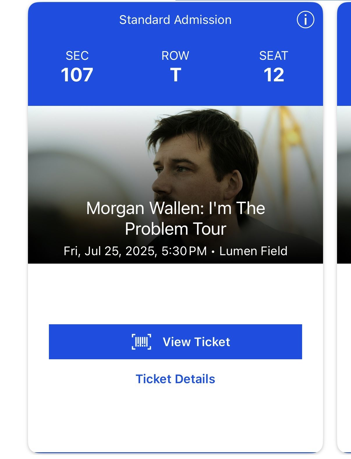 Morgan Wallen Concert Tickets Night 1