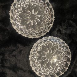 Crystal Dessert Plates