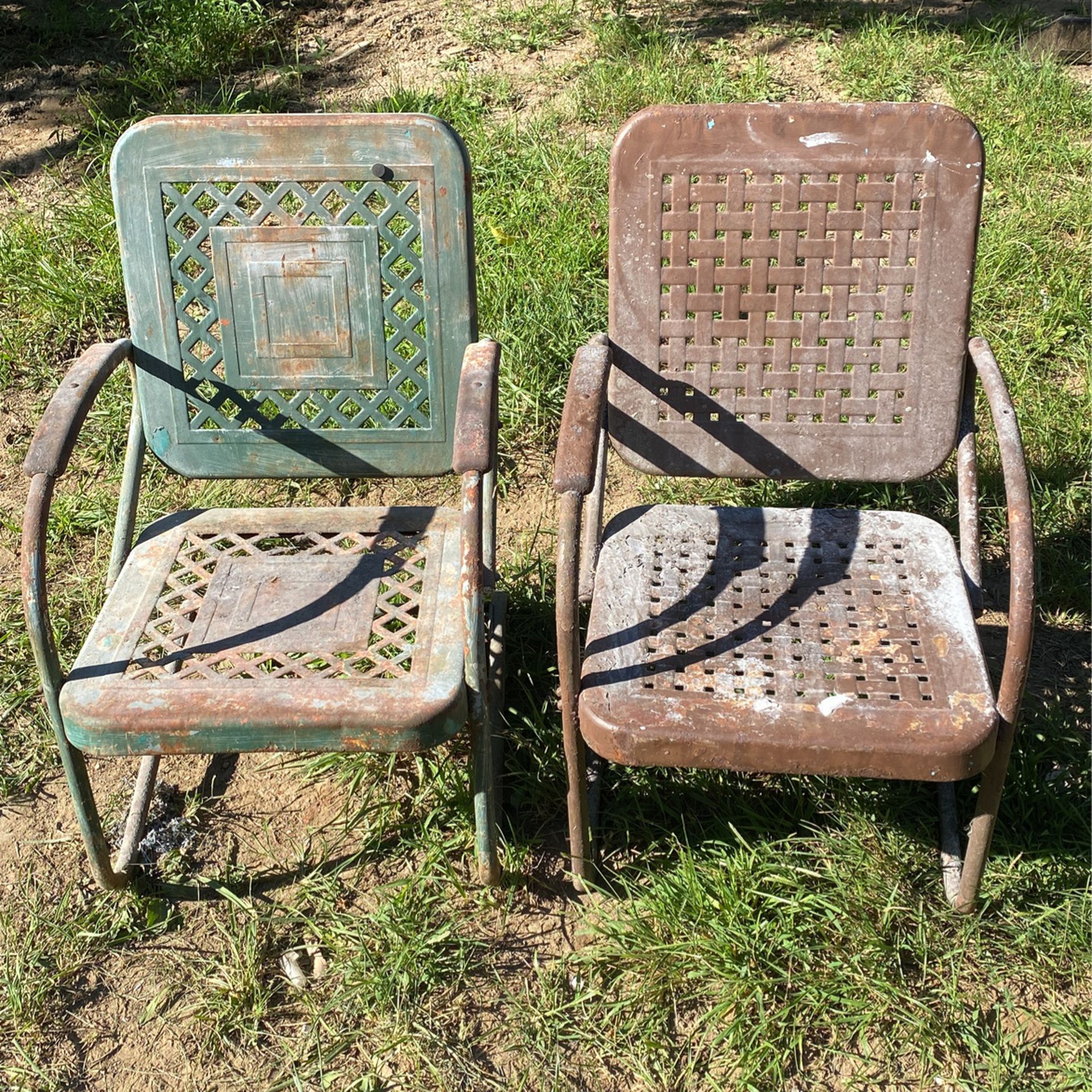 vintage outside chairs